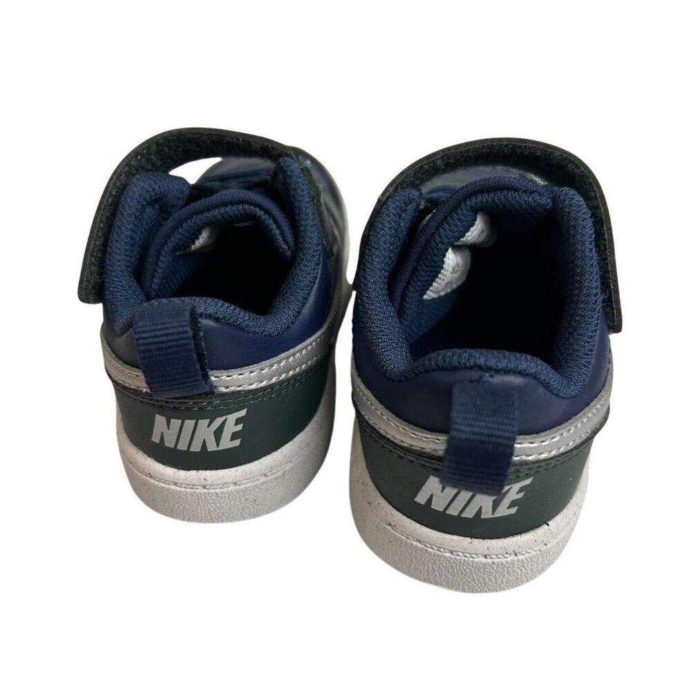 Nike Court Borough Low Recraft TD Kids Size 6C White Signal Blue Shoes - Picture 11 of 13
